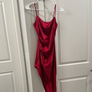 Elegant Red Women's Dress